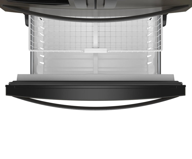 Réfrigérateur Whirlpool de 36 po et de 24,5 pi³ à portes françaises - acier inoxydable noir - WRMF3636RV