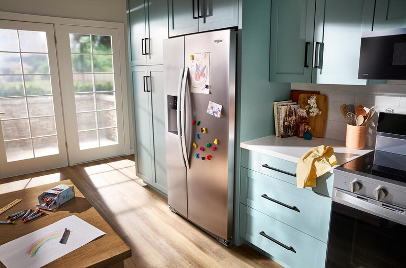 Réfrigérateur Whirlpool de 21 pi³ et de 36 po à compartiments juxtaposés - blanc - WRSC5536RW