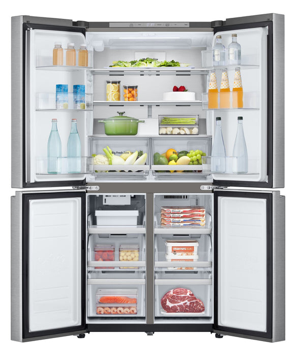 Réfrigérateur LG de 18,6 pi³ et de 33 po de profondeur comptoir à 4 portes françaises - acier inoxydable - LF19C8200S