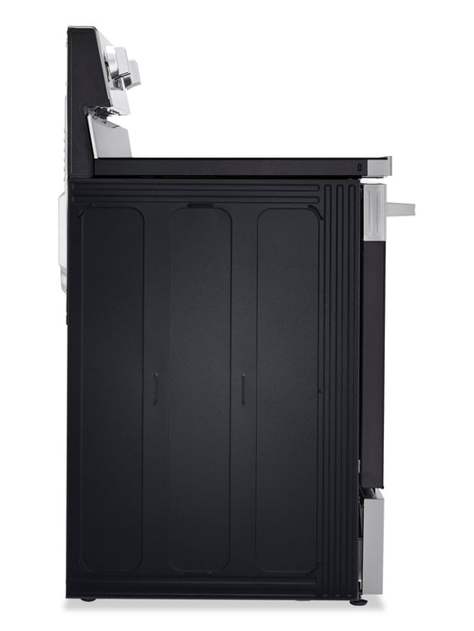 Cuisinière intelligente électrique LG de 6,3 pi³ et de 30 po avec convection ProBake ConvectionMD et EasyCleanMD - acier inoxydable - LREN6321YE