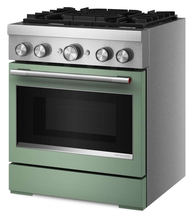 Cuisinière hybride KitchenAid de 4,1 pi3 avec mode de friture à air sans préchauffage - cardamome - KFDS930SDC