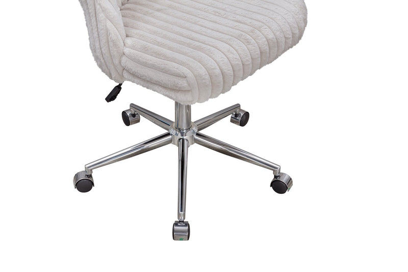 Chaise de bureau réglable Mink de Sealy de 26 po - crème