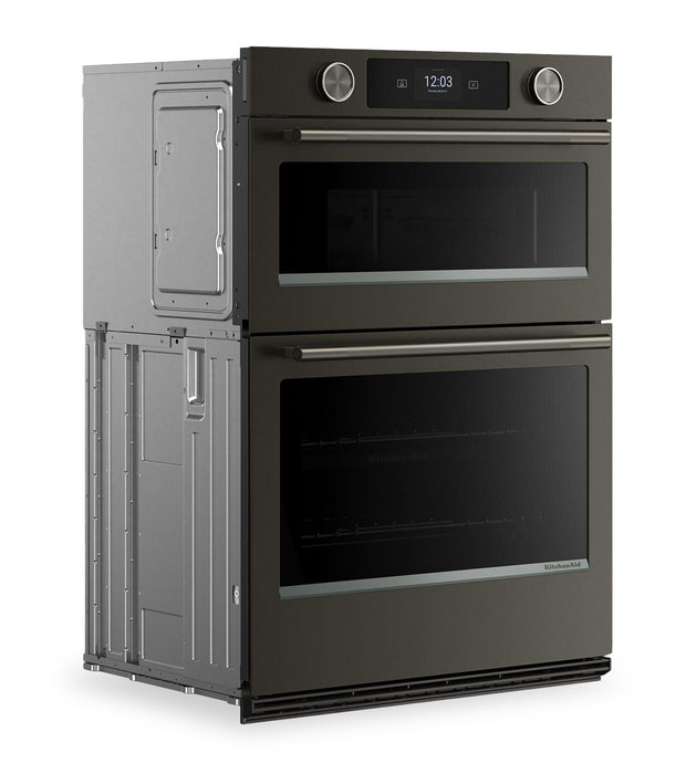Four mural combiné intelligent électrique KitchenAid de 30 po - minerai noir - KOEC730SBE