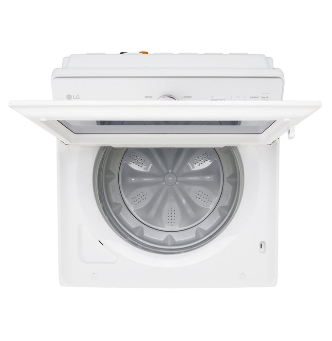 Laveuse intelligente LG à chargement par le haut de 5,8 pi3 avec EasyUnload et détection IA - blanc alpin - WT8200CW
