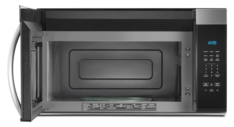 Four à micro-ondes à hotte intégrée Whirlpool de 1,7 pi3 - acier inoxydable résistant aux traces de doigts - YWMMS3130RZ