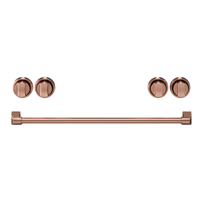 Thor Kitchen Handle and Knob Set for 30” Range in Rose Gold - CKA-RG30-RSG | Ensemble de poignées et de boutons Thor Kitchen or rose pour cuisinière de 30 po - CKA-RG30-RSG | RG30KRSG