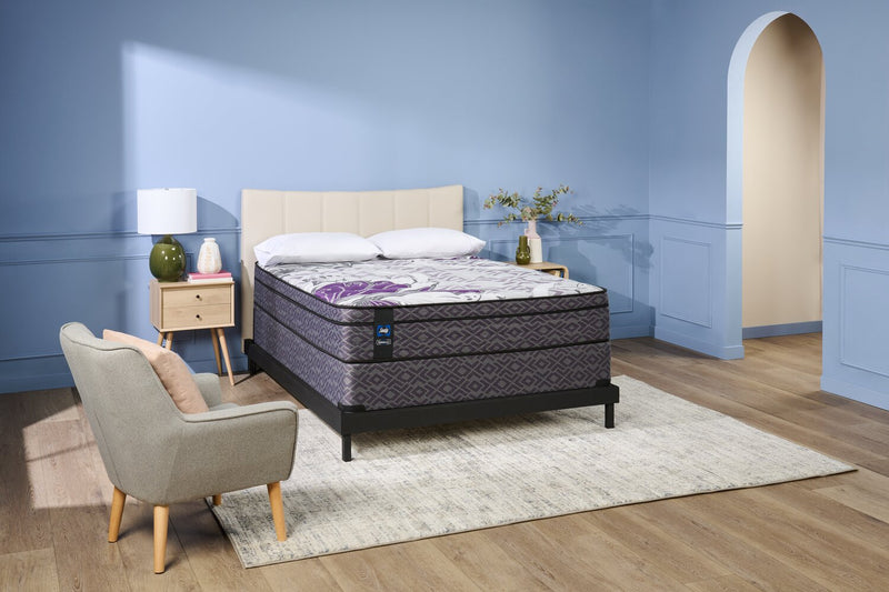 Ensemble Matelas à Euro-plateau Fiore 2.0 PosturepedicMD de Sealy pour grand lit