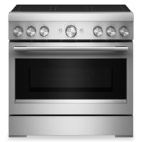 Cuisinière à induction KitchenAid de 5,1 pi3 et de 36 po avec friture à air sans préchauffage - acier inoxydable - KFIS936SSS