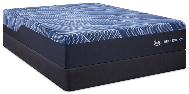 Ensemble matelas luxueux ferme à plateau régulier NXG1200 iSeries de Serta pour lit double