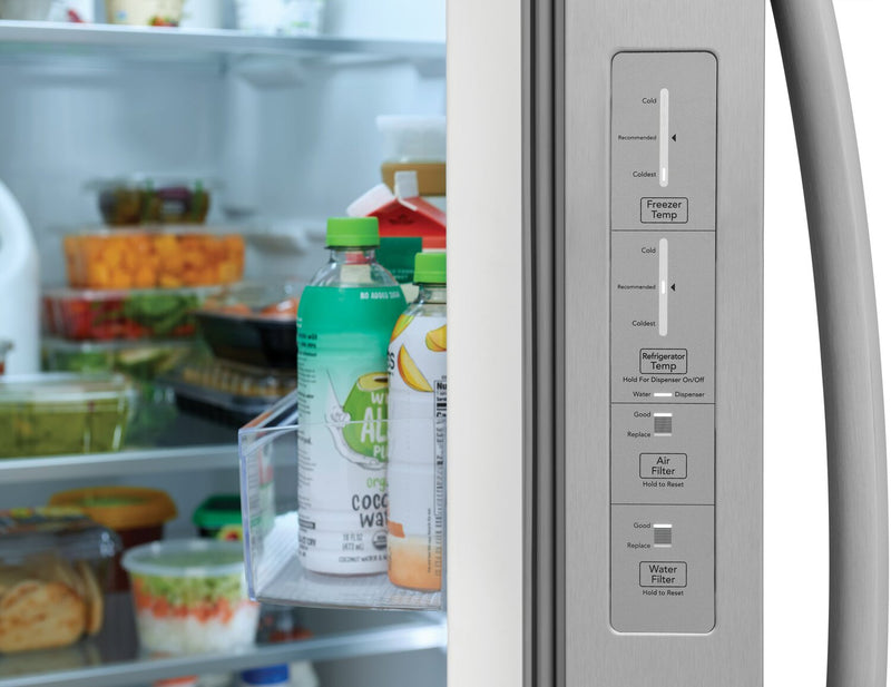 Réfrigérateur Frigidaire Gallery de 26 pi3 et de 36 po à compartiments juxtaposés - acier inoxydable - GRSN2620AF