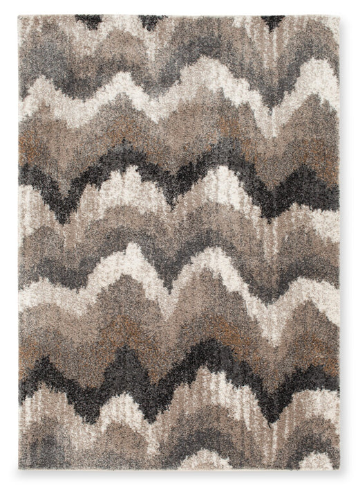 Carpette Tucker tissée à la machine de 7 pi x 10 pi - multicolore