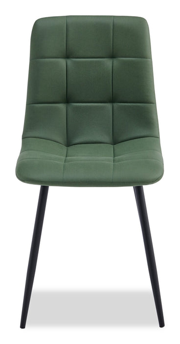 Chaise de salle à manger Arlo - verte