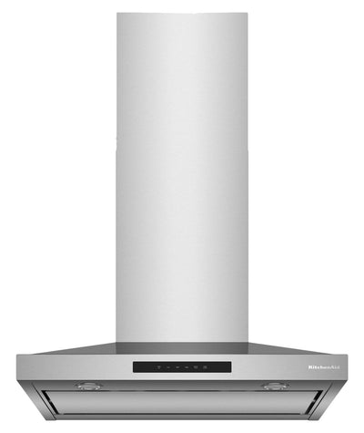 KitchenAid 30" Wall-Mount 4-Speed Canopy Range Hood – Stainless Steel - KVWC730SSS | Hotte de cuisinière murale KitchenAid de 30 po de style auvent à 4 vitesses - acier inoxydable - KVWC730SSS