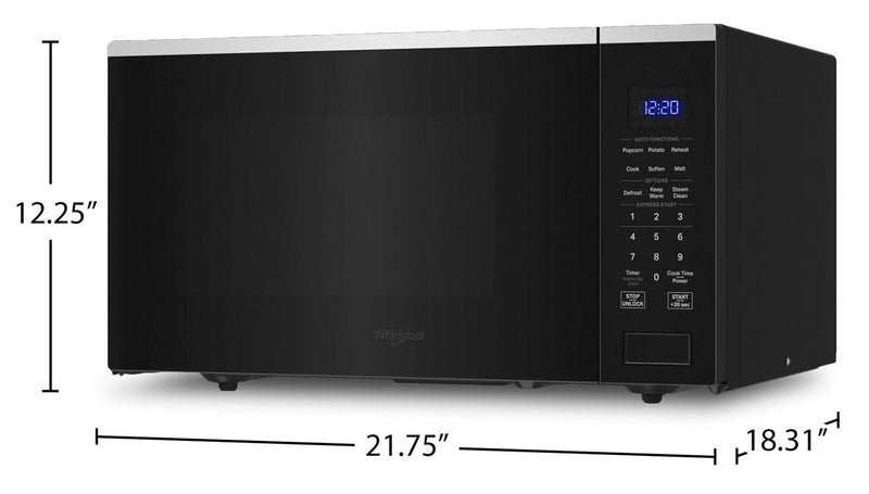 Four à micro-ondes de comptoir Whirlpool de 1,6 pi3 avec cuisson par capteur - YWMCS7022SZ