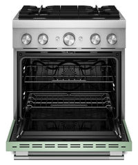 Cuisinière hybride KitchenAid de 4,1 pi3 avec mode de friture à air sans préchauffage - cardamome - KFDS930SDC