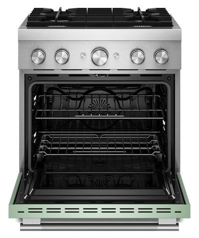KitchenAid 4.1 Cu. Ft. Dual Fuel Range with No Preheat Air Fry Mode – Cardamom - KFDS930SDC | Cuisinière hybride KitchenAid de 4,1 pi3 avec mode de friture à air sans préchauffage - cardamome - KFDS930SDC | KFDS930C