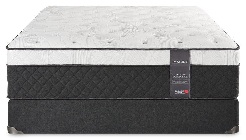 Ensemble matelas moelleux à Euro-plateau Encore Imagine de Springwall pour lit simple 