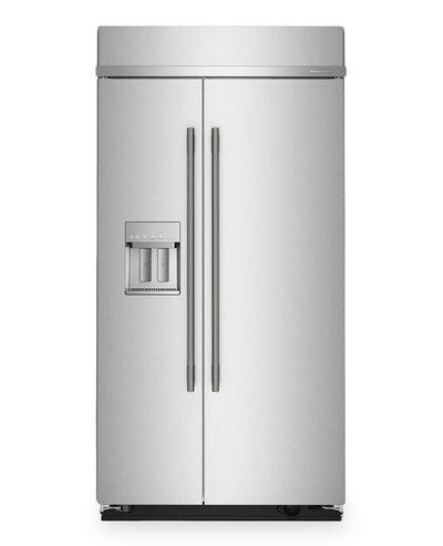 Kitchenaid 42" 25.1 Cu. Ft. Built-In Side-by-Side Refrigerator – Stainless Steel - KBSD742SPS | Réfrigérateur encastré KitchenAid de 25,1 pi3 et de 42 po à compartiments juxtaposés - acier inoxydable - KBSD742SPS