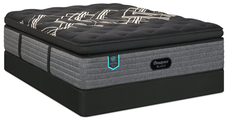 Ensemble matelas à Euro-plateau épais moelleux Royal Suite de série Hotel de Beautyrest BlackMD pour lit double