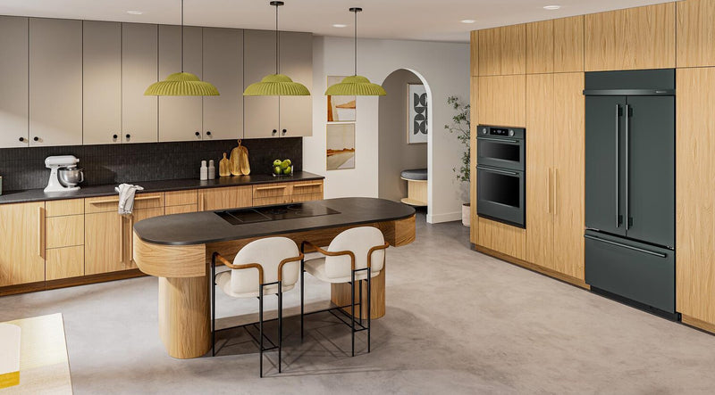 Réfrigérateur KitchenAid de 20,8 pi3 et de 36 po à portes françaises à congélateur inférieur - genièvre - KBFN536SJP