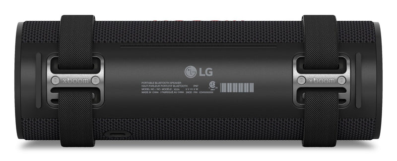 Haut-parleur portatif xboom Grab Core par will.i.am de LG résistant à l’eau IP67 (GRAB.ACANLBK)