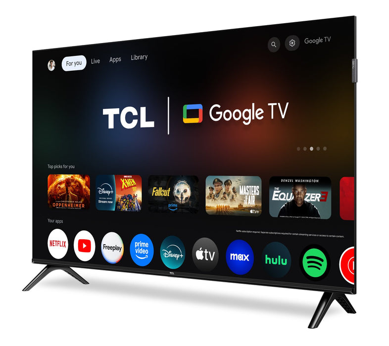 Téléviseur intelligent QLED TCL Q3K Full HD de 32 po avec boîtes quantiques et Google TV (32Q3K)