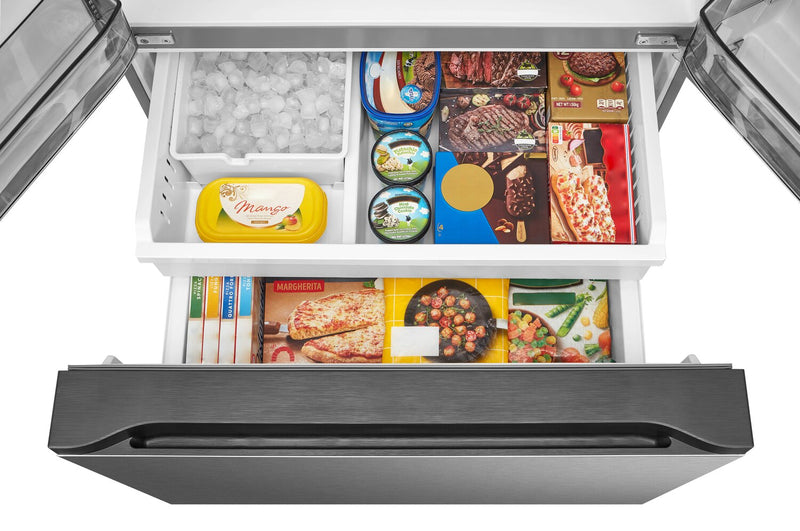 Réfrigérateur Midea de 28,9 pi³ et de 36 po à portes françaises avec distributeur automatique OneTouch AutoFillMC -  MRF29D9BST