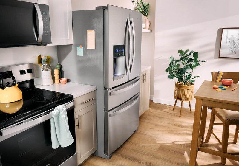 Réfrigérateur Whirlpool de 36 po et de 24,5 pi3 à portes françaises - acier inoxydable - WRMF3636RZ