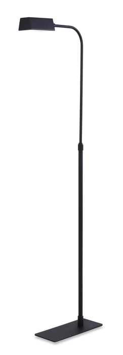 Lampe à pied à DEL Beacon de 52 po noir mat