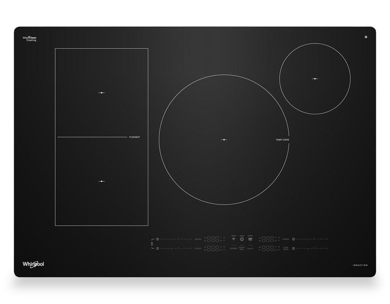 Surface de cuisson à induction Whirlpool de 30 po à 4 éléments - noire - WCIT7530SB