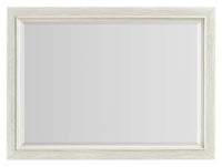  Miroir de commode de chambre à coucher Casa en bois à fixer au meuble ou à suspendre au mur - blanc