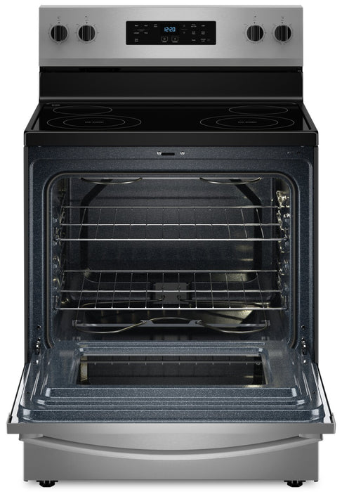 Cuisinière électrique Whirlpool de 5,3 pi³ avec autonettoyage - acier inoxydable - YWFES3530RS