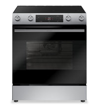  Cuisinière électrique Bosch série 100 de 5,8 pi3 et de 30 po avec préchauffage rapide et friture à air - acier inoxydable - HEF1050MC 