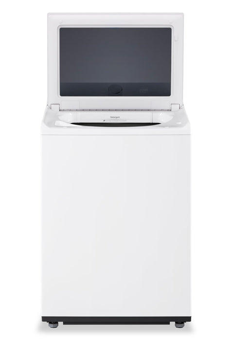 Laveuse intelligente LG à chargement par le haut de 5,6 pi3 avec EasyUnload - essence blanche - WT8205CW