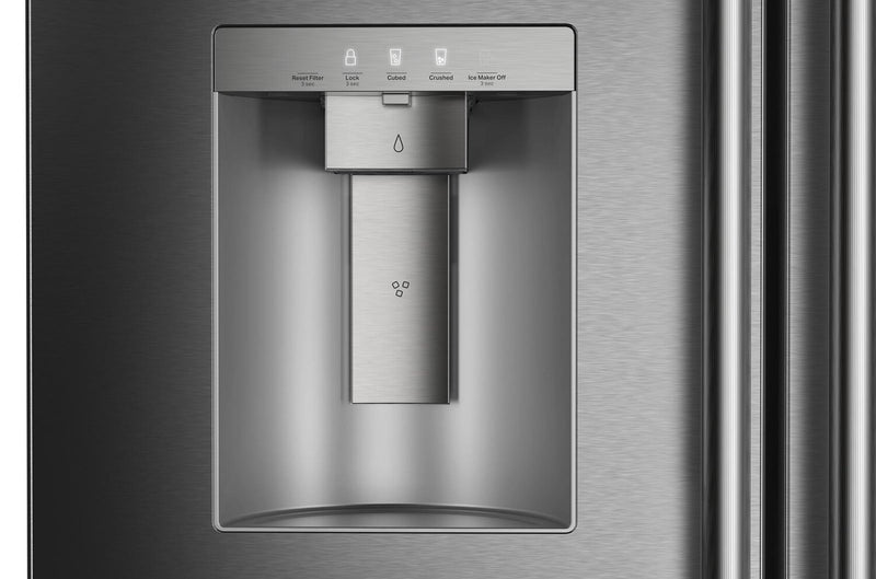 Réfrigérateur KitchenAid de 29 pi3 à portes françaises - acier inoxydable - KRMF436SPS