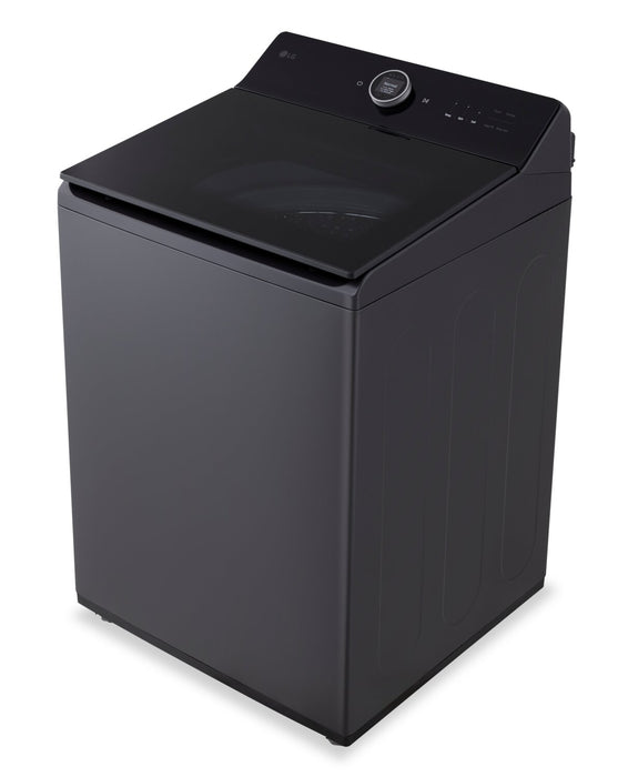 Laveuse intelligente haute efficacité LG à chargement par le haut de 6,3 pi³ - acier noir - WT8600CB