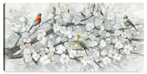 Œuvre d’art « Birds » sur toile - 24 po x 48 po 