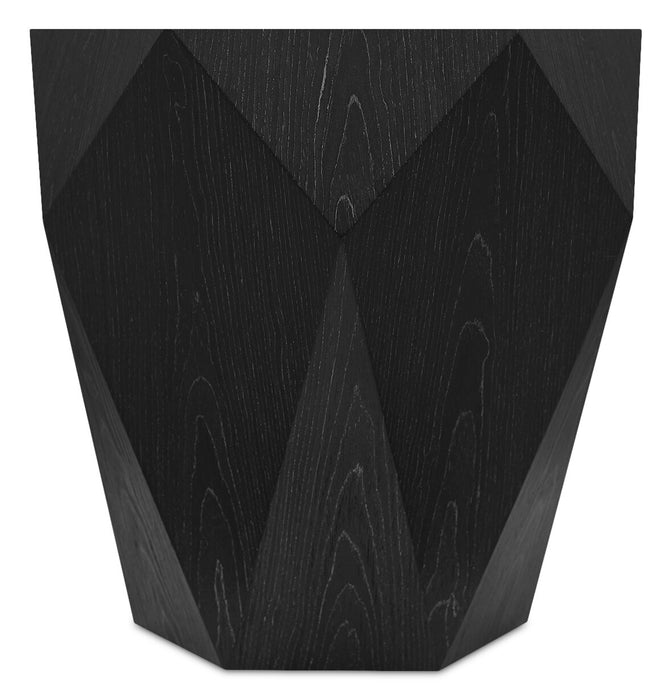 Table de bout moderne Dawson de 19 po - noire