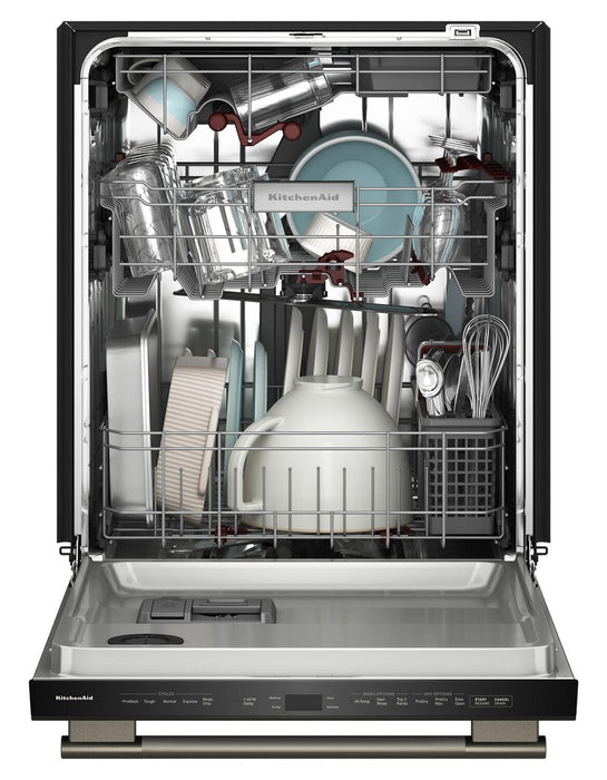 Lave-vaisselle KitchenAid de 24 po et de 44 dBA avec troisième panier 360° Max JetsMC - minerai noir - KDTS624SBE