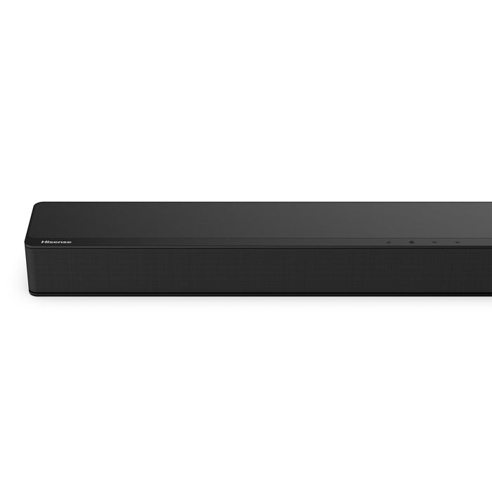 Barre de son Hisense à 2.1 canaux avec Dolby AudioMD, DTS Virtual:XMC et caisson d’extrêmes graves sans fil de 240 W (HS2100)