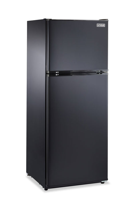 Réfrigérateur solaire Off-Grid de Unique de 10,3 pi3 et de 12/24 CC à congélateur supérieur - noir - UGP-290LB