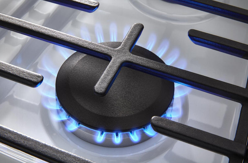 Cuisinière à gaz Whirlpool de 5,0 pi³ et de 30 po avec cuisson à air - blanche - WFGS4530SW 