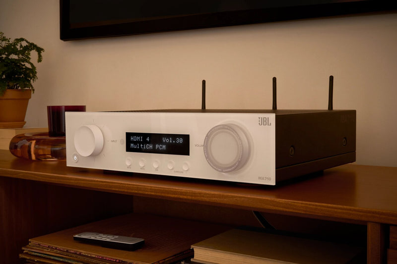 Récepteur AV à 7.2 canaux JBL MA710 8K – blanc (JBLMA710WHTAM)