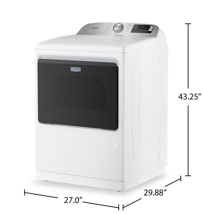 Sécheuse à gaz Animal Pet Pro de Maytag de 7,4 pi3 - blanche - MGD7205RW
