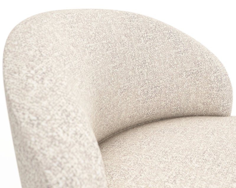 Fauteuil d’appoint Lexi de 28,35 po en tissu - beige