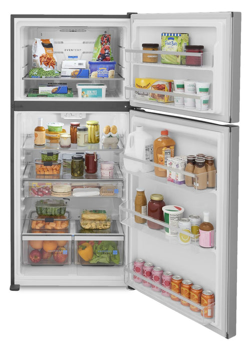 Réfrigérateur Frigidaire de 20 pi³ et de 30 po à congélateur supérieur - acier inoxydable résistant aux traces de doigts - GRTE2055AF