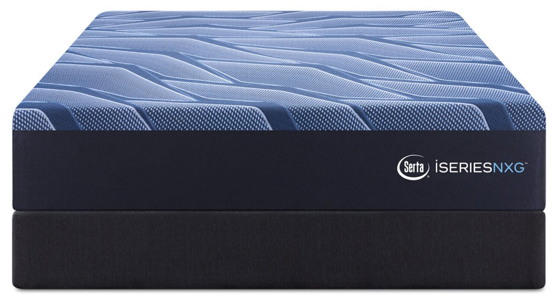 Ensemble matelas luxueux moyen à plateau régulier NXG1300 iSeries de Serta pour lit double