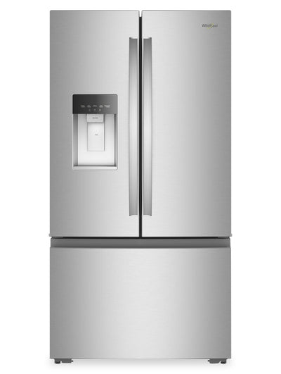 Whirlpool 36" 23.4 Cu. Ft. French Door Refrigerator - Fingerprint-Resistant Stainless Steel - WRFC5036RZ | Réfrigérateur Whirlpool de 23,4 pi3 et de 36 po à portes françaises - acier inoxydable résistant aux traces de doigts - WRFC5036RZ