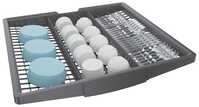 Lave-vaisselle intelligent Bosch série 800 avec commandes à l’avant, CrystalDry et 3e panier - SGE78C55UC 