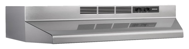 Hotte de cuisinière sous l'armoire Broan de série BU2 de 30 po - acier inoxydable - BU230SF \t